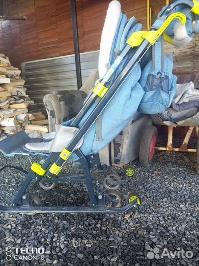 Санки-коляска