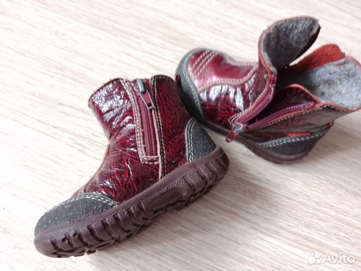 Ботинки Котофей для девочки 20 р-р весна-осень