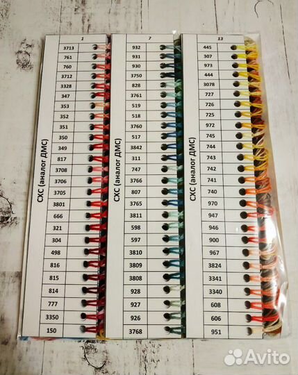 Нарезка мулине Пнк, Гамма, Риолис