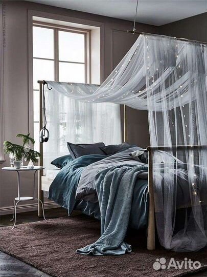 Lill Лилль тюль гардины, 2шт. IKEA