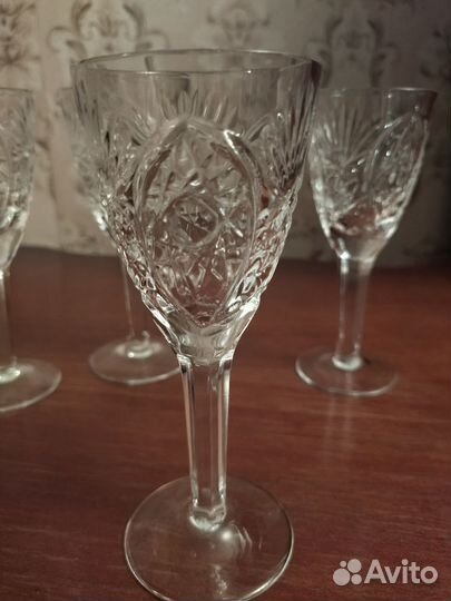 Хрустальные фужеры СССР