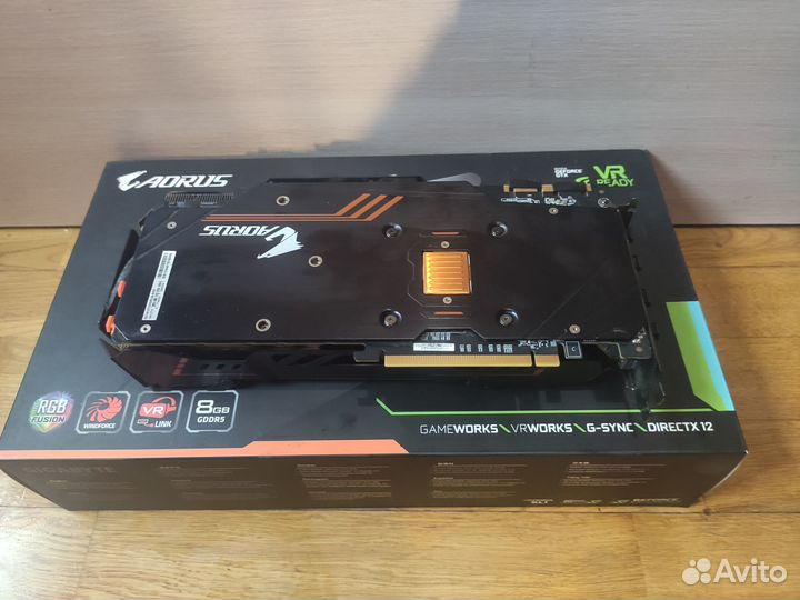 Видеокарта gtx 1070 aorus