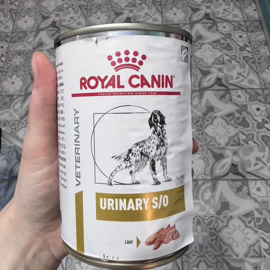 Royal canin urinary s o для собак паштет