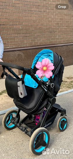 Детская коляска 3 в 1 трансформер Belecoo Б/У