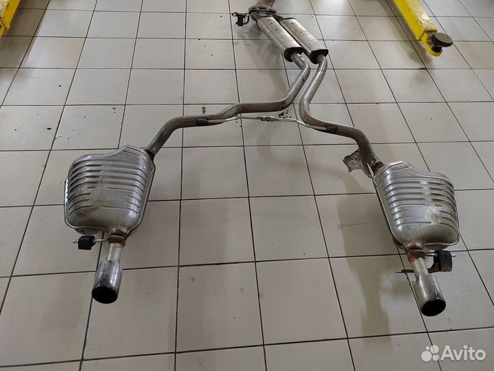 Глушитель в сборе A6 C6 4F 2,0tfsi 4F0258411M