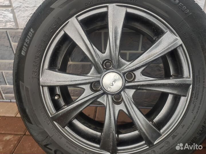 Литые диски скад мальта R15 4 100 солярис, рио