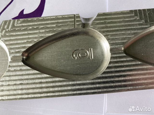 Форма чпу для литья грузил (Ложка скольз.)