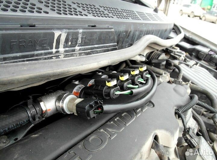 Газ на авто Хонда Фит фурнитура гбо №742