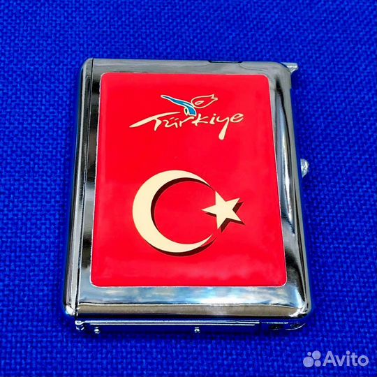 Портсигар / Подсигарник с зажигалкой из Турции