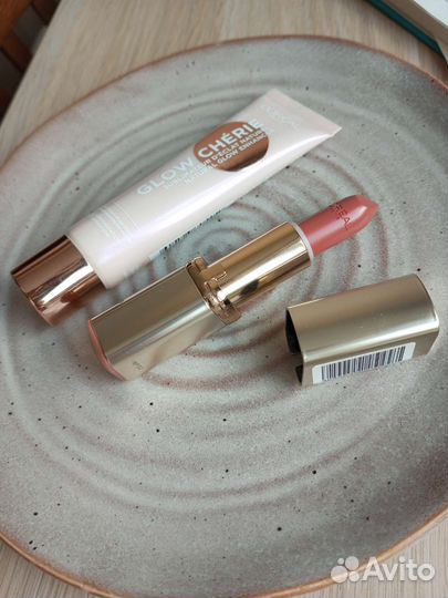 Набор Loreal помада+флюид