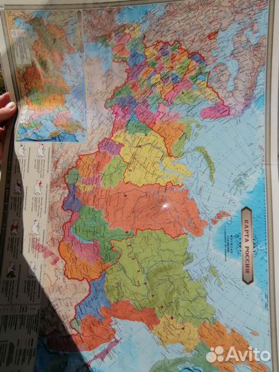 Карта мира на стену