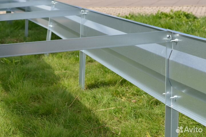 Грядка оцинкованная 6,00 х 0,65