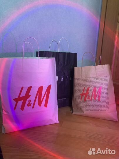 3 пакета вещей