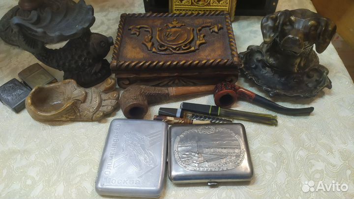 Портсигары пепельницы коробки СССР