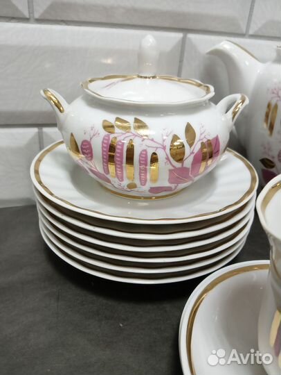 Сервиз кофейный Вербилки берёзка