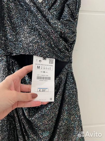 Zara мини платье новое платье новый год M (38)