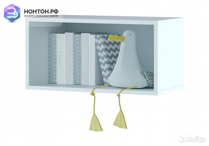 Полка навесная Тойс белый