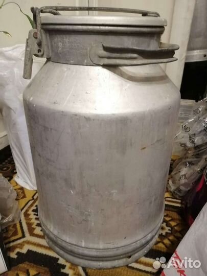 Фляга бидон алюминиевый