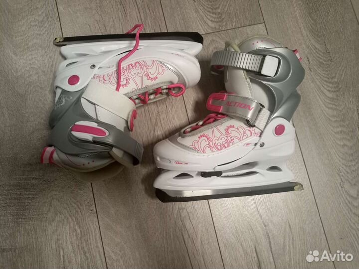 Коньки раздвижные 30 33