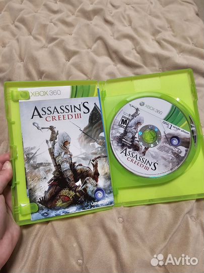 Assassin's creed 3 Xbox 360 (2 диска)