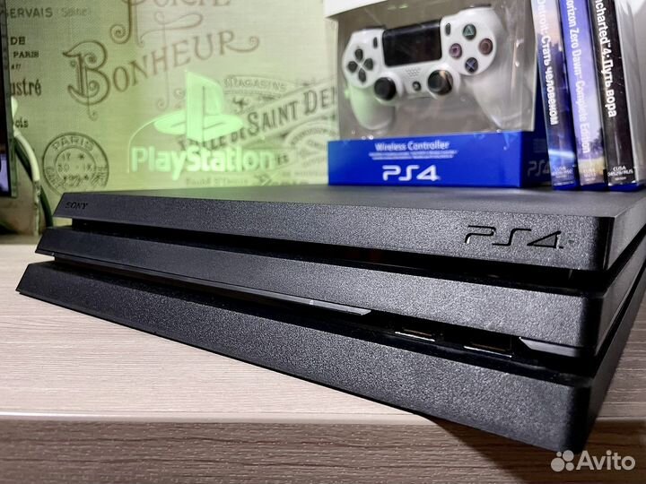 PS4 PRO + игра, гарантия