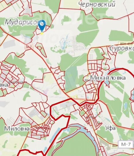 Участок 66,6 сот. (СНТ, ДНП)