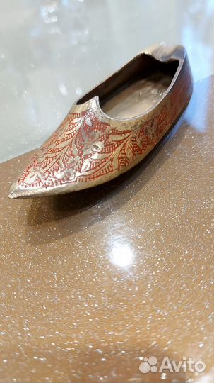 Пепельница в виде туфельки (Индия, 1970-е гг.)