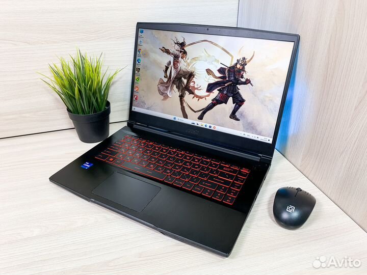 Игровой ноутбук MSI Core i7-11800H/RTX 3050Ti/16Gb