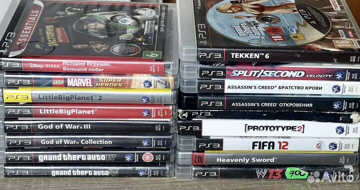 Sony playstation 3, игры, диски ps3