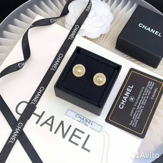 Серьги chanel