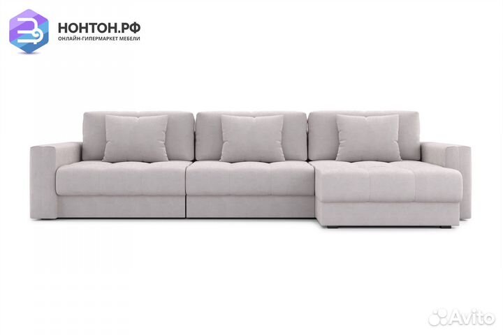 Диван угловой тик-так Монарх М2О1 бежевый