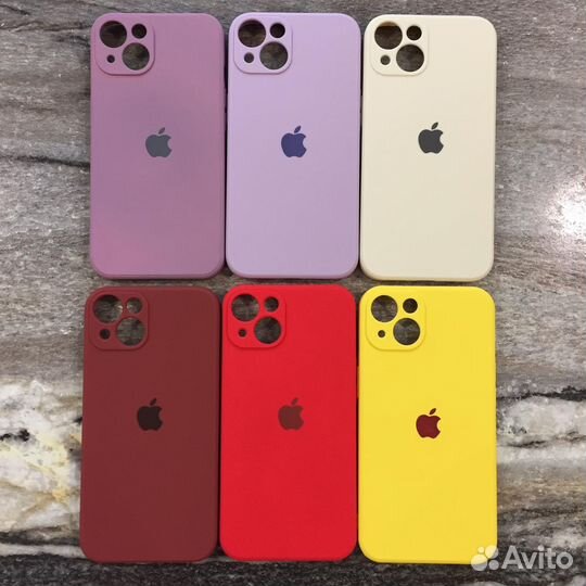 Чехол для iPhone 13 микрофибра внутри