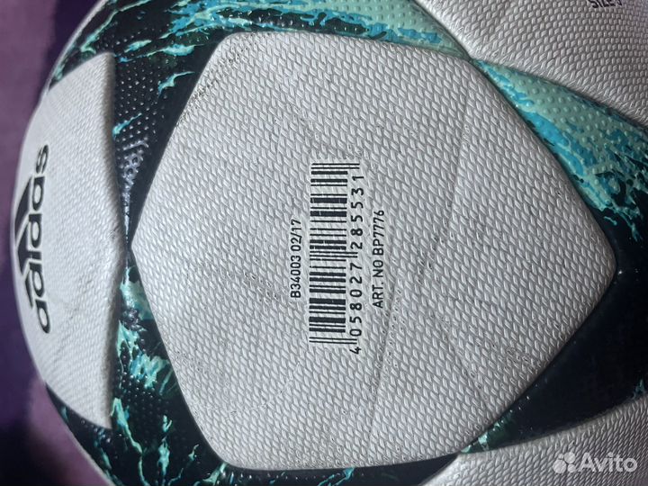 Футбольный мяч adidas лига чемпионов 17/18