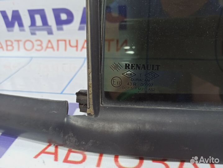 Стекло двери задней левой форточка Renault Symbol
