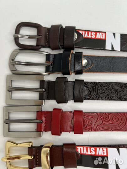Ремень женский кожаный