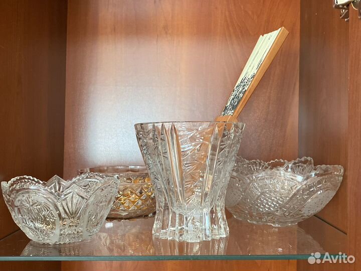 Ваза хрустальная СССР