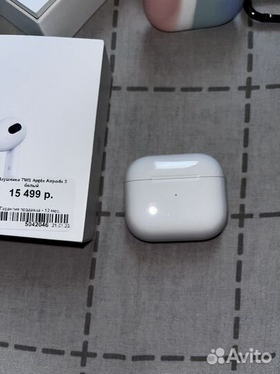 Наушники apple airpods 3