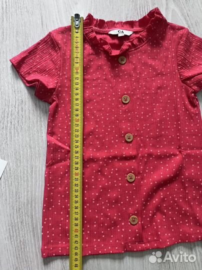 1. C&A блузки для девочки новые р.122