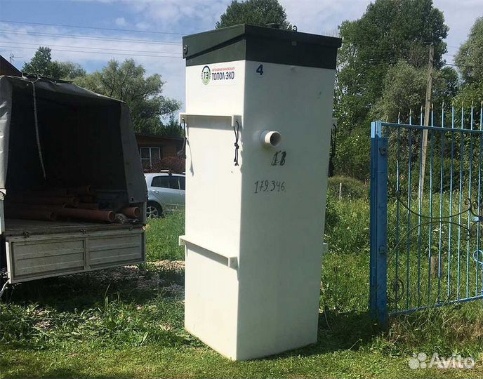 Септик с установкой топас