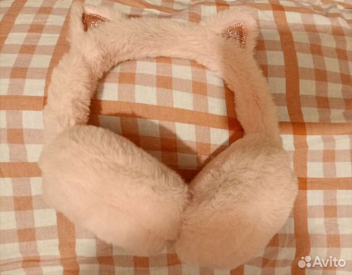 Наушники розовые