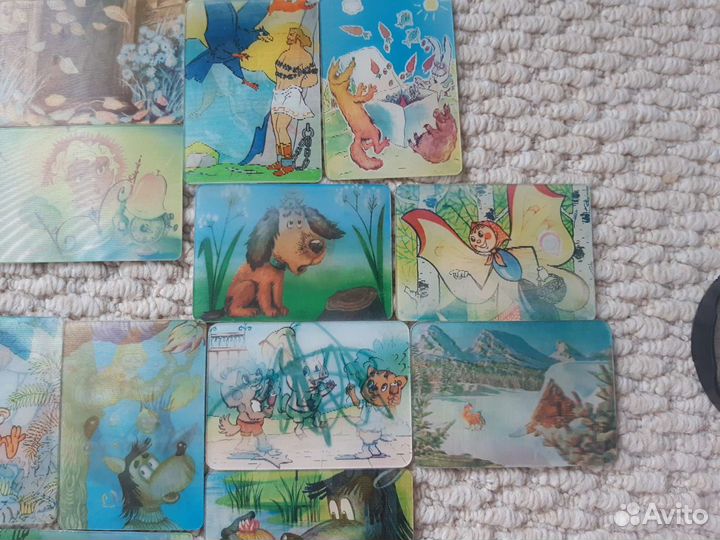 Календарики переливашки 1975-1991г