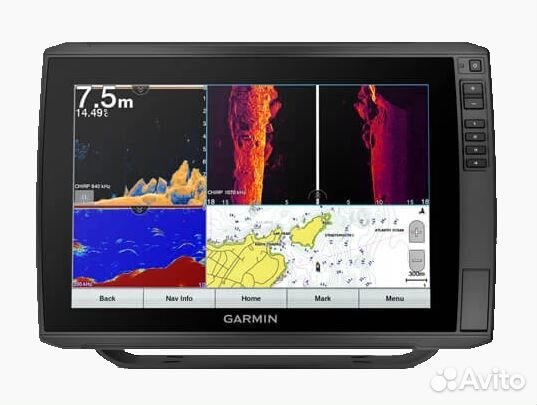 Garmin echomap ultra 122SV + GT56U, новый
