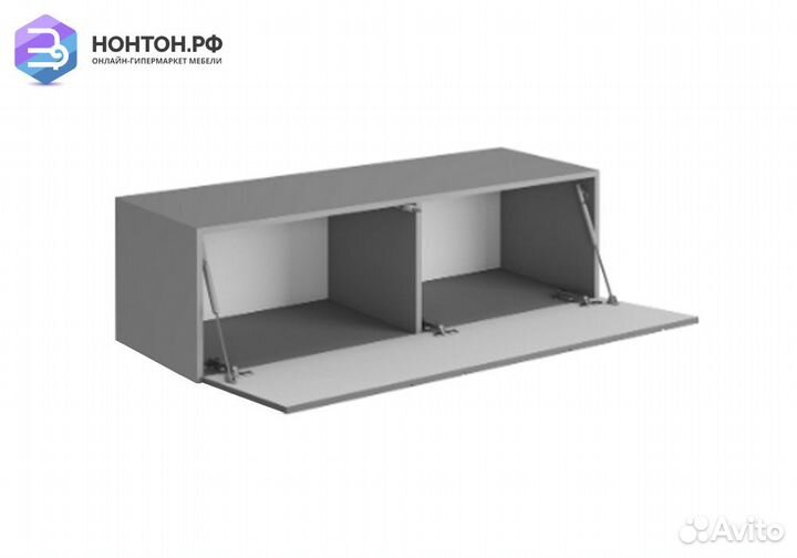 Тумба под тв подвесная Гранж тм-004 серый шифер