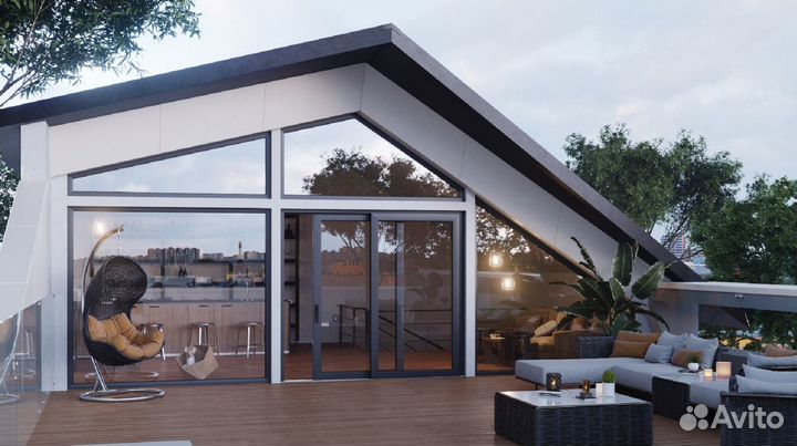 Алюминиевые окна новые