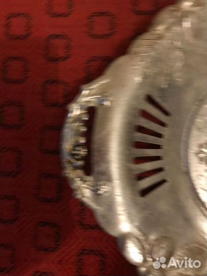 Тарелка металлическая декоративная СССР