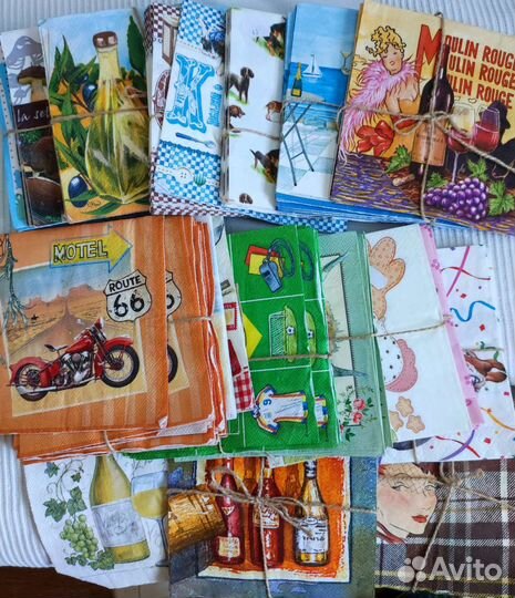 Салфетки для декупажа 170шт