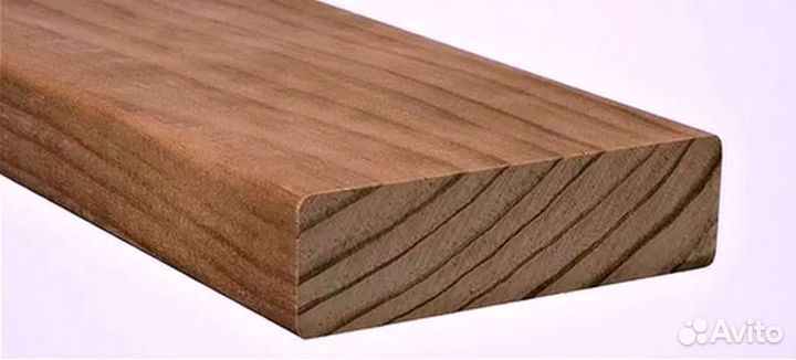 Брусок термососна сорт ав