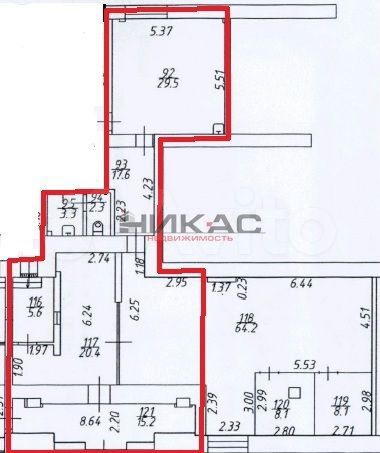 Сдам торговое помещение, 96 м²
