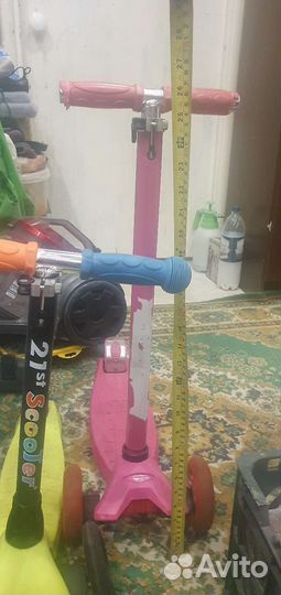 Самокат детский трехколесный бу