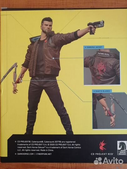 Cyberpunk 2077 фигурка новая v male